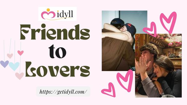 Friends-to-lovers, more than friends, platonic friendship, idyll, idyll dating, love 